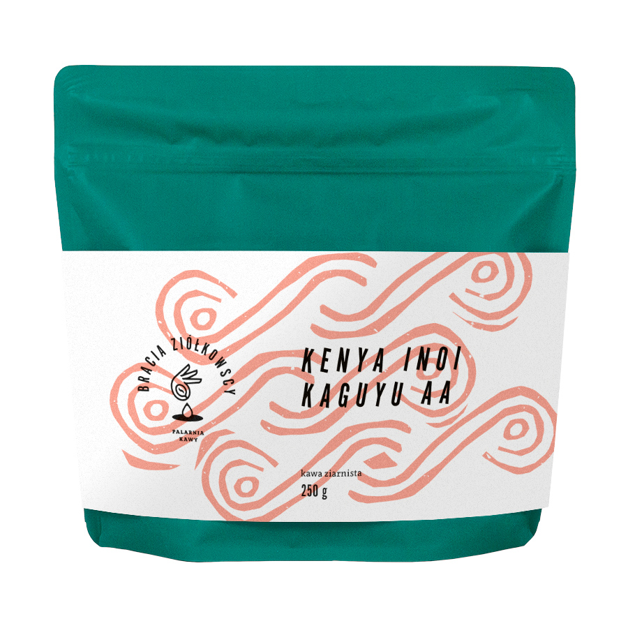 Bracia Ziółkowscy - kawa ziarnista Kenia Inoi Kaguyu AA Washed Filter 250 g