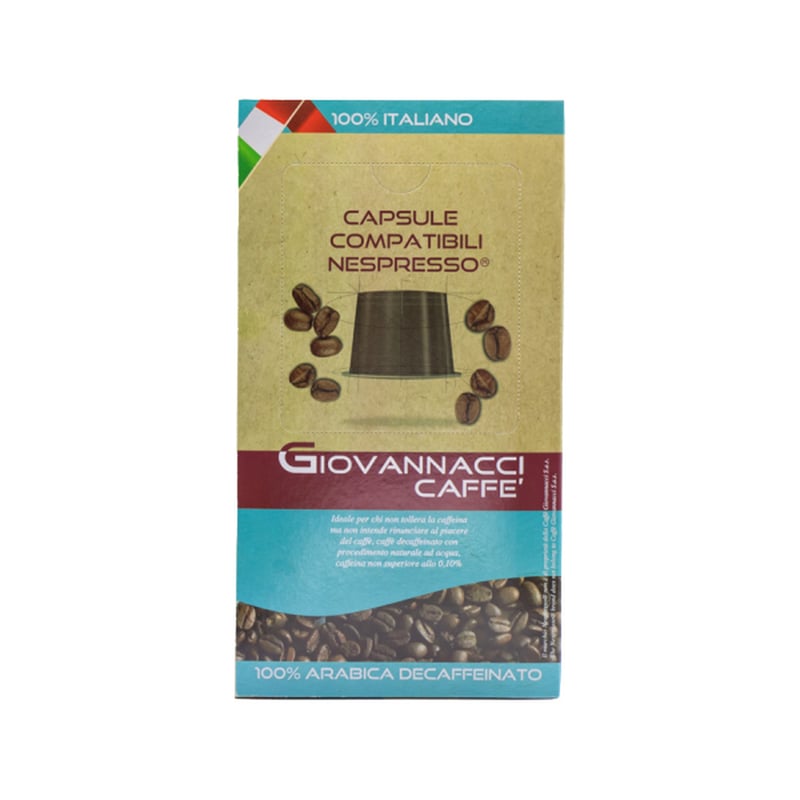 Giovannacci Caffe - 100% Arabica - decaffeinated coffee - 25 capsules