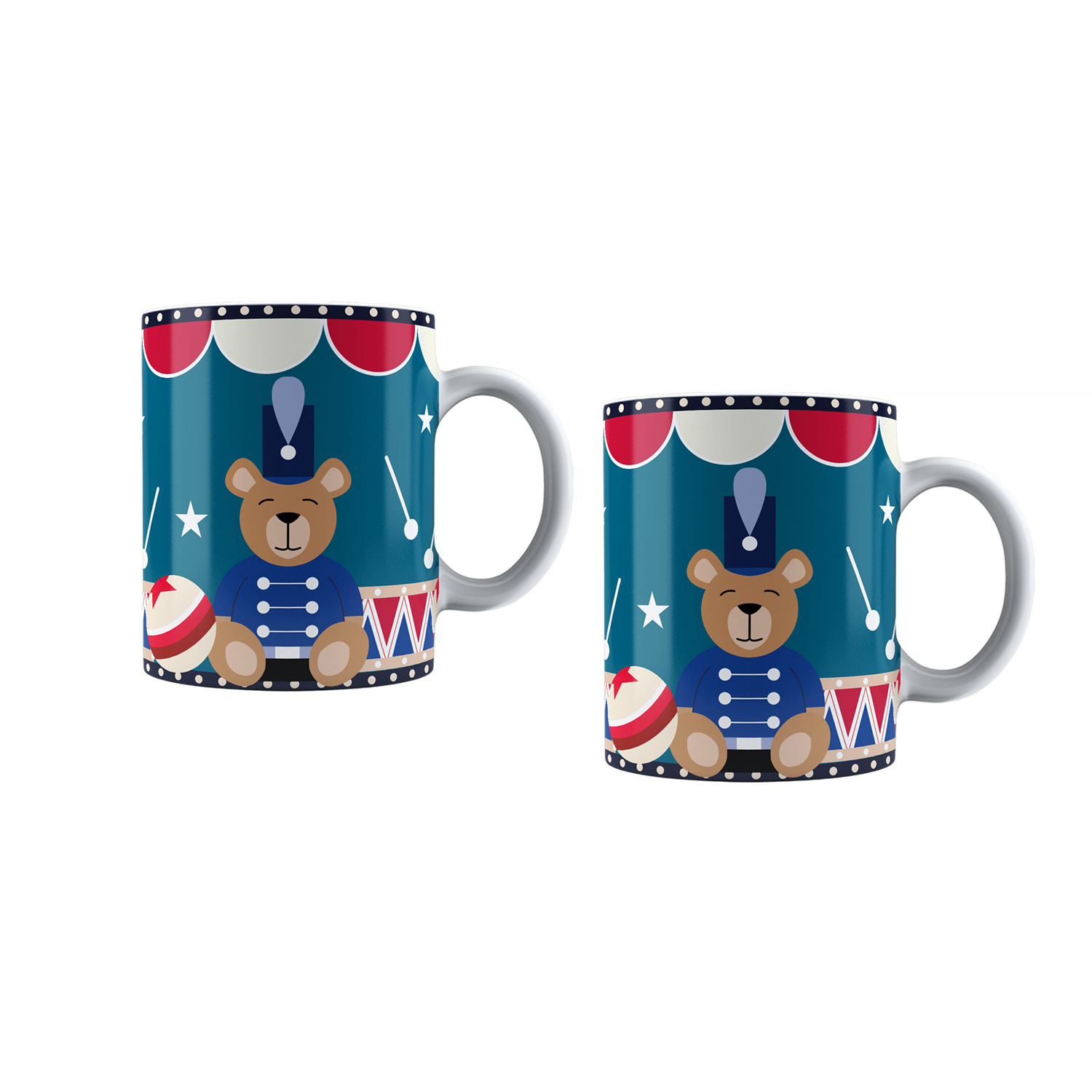 Bialetti - Joyful Christmas Set of 2 Mugs 300 ml