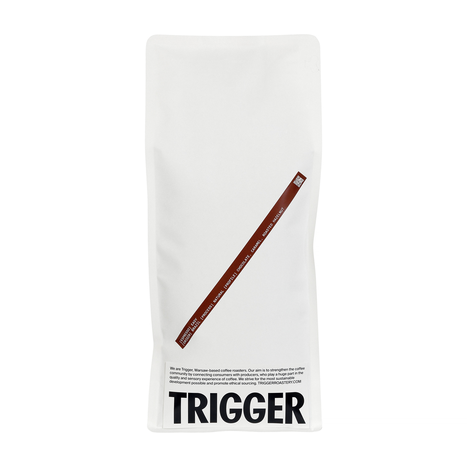 Trigger Easy - kawa ziarnista Brazylia Chapadao de Ferro Natural Espresso 1 kg (outlet)