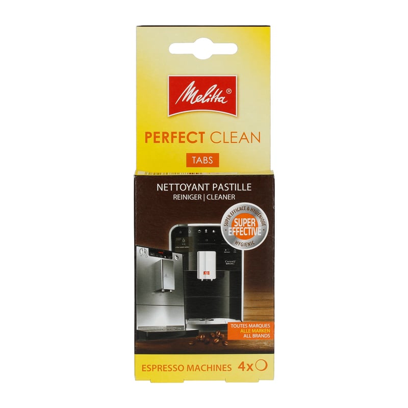 Melitta Perfect Clean Tabs - Tabletki czyszczące do ekspresów -  4 sztuki