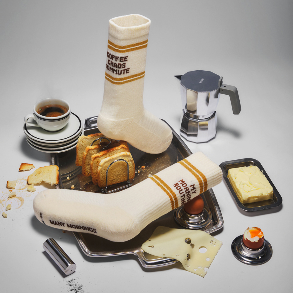 Many Mornings - Rush Routine Socks 43-46