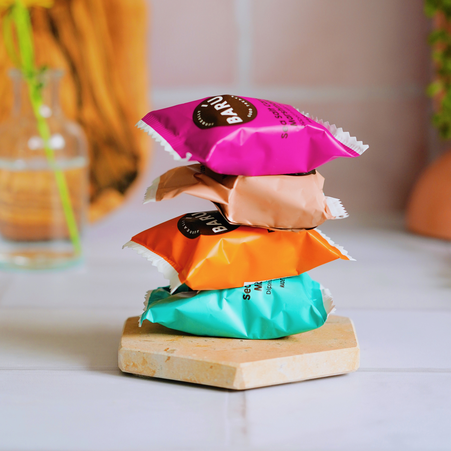 BARU - Pianki Milk Chocolate & Sea Salt Caramel Marshmallows 60 g (4 x 15 g)