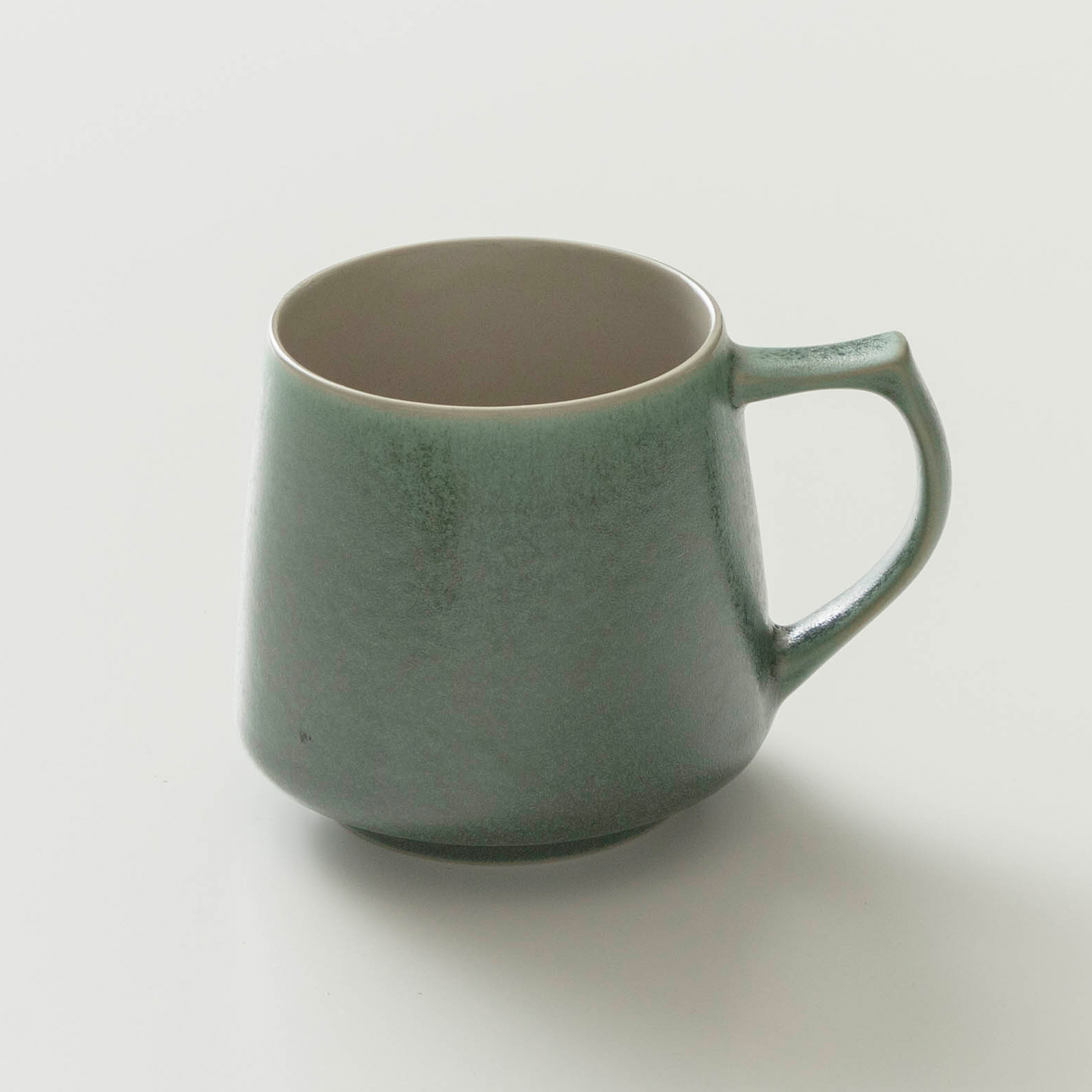 ORIGAMI - Kubek ceramiczny Aroma Vintage 320 ml - Zielony