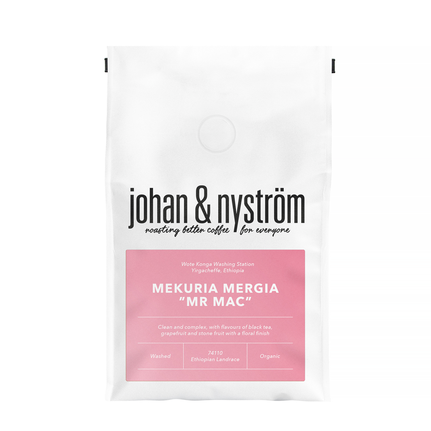 Johan & Nyström - Etiopia Mekuria Mergia Mr Mac Washed Filter 250g