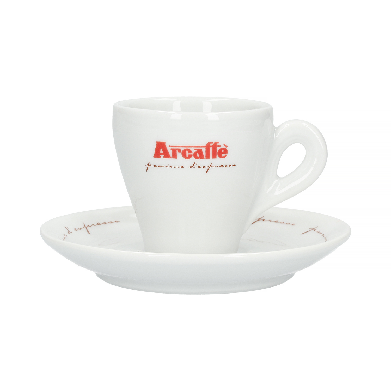 (FOC) Arcaffe - Porcelanowa filiżanka ze spodkiem do espresso
