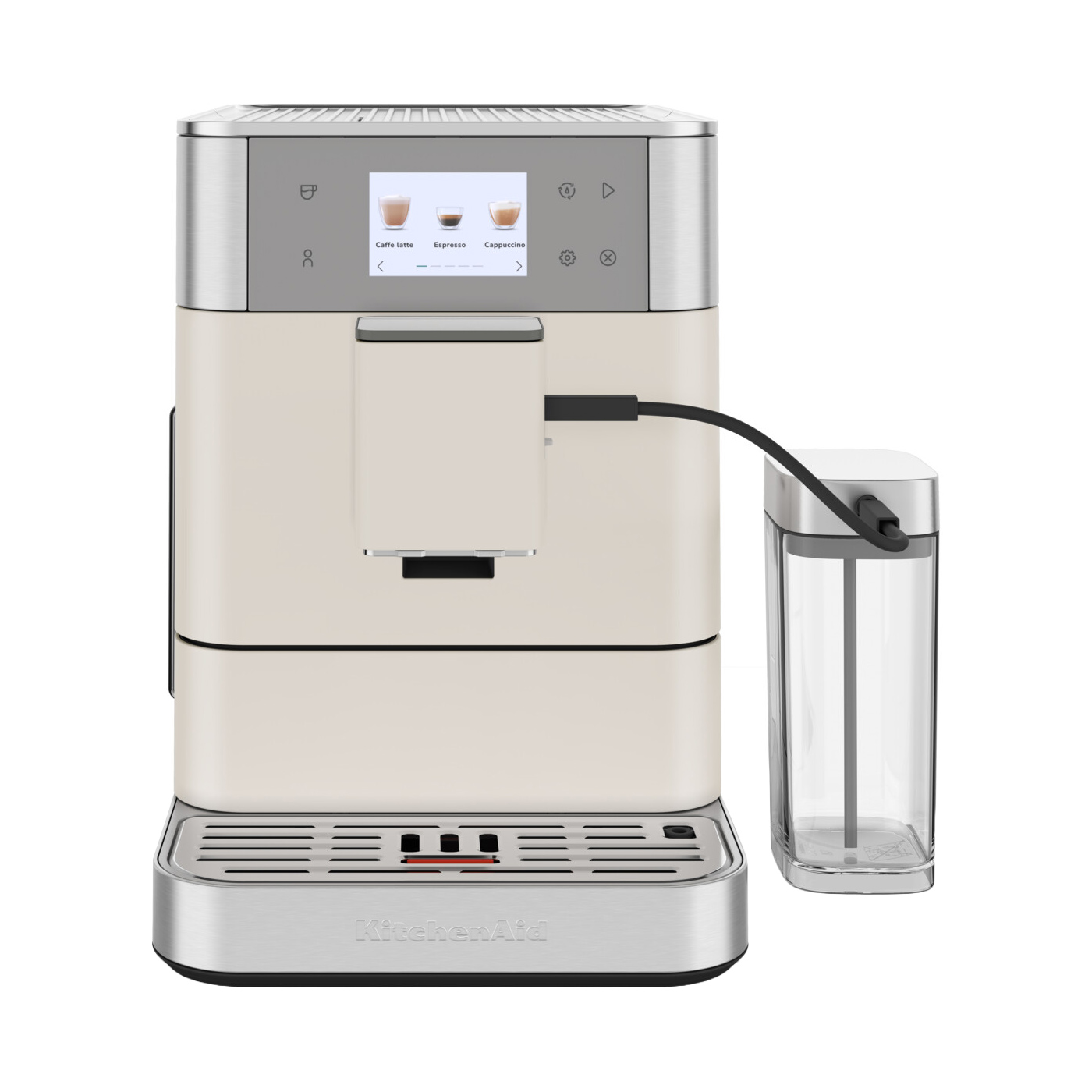 KitchenAid - Automatic Espresso Machine KF7 porcelain white