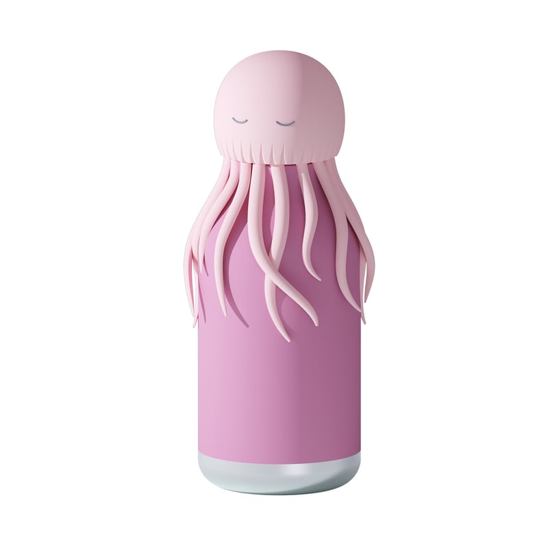 Asobu - Bestie Jellyfish - 460 ml Insulated Bottle with Straw