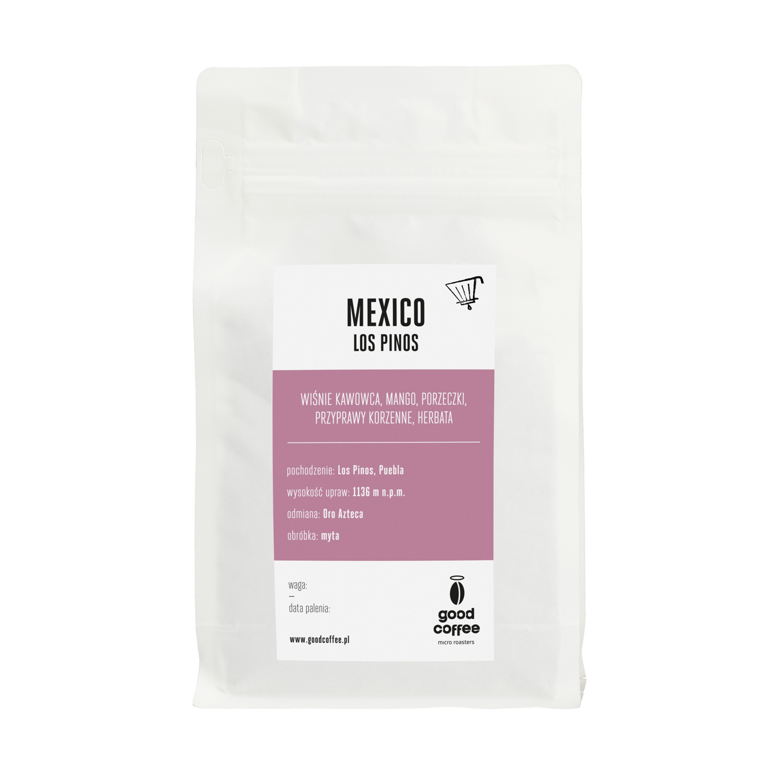 Good Coffee - kawa ziarnista Meksyk Los Pinos Washed Filter 250 g