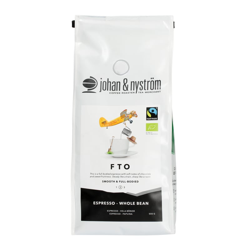 Johan & Nyström - Espresso Fairtrade FTO 500g (outlet)