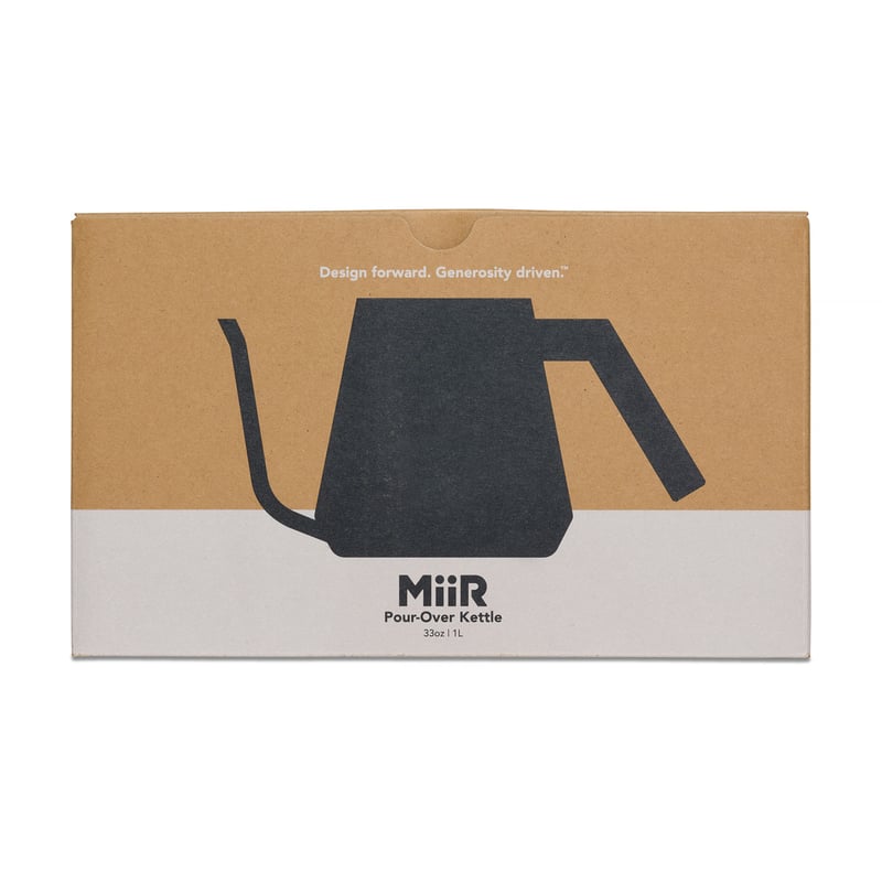 MiiR - Standard Pour-over Kettle Czarny - Czajnik z termometrem 1l