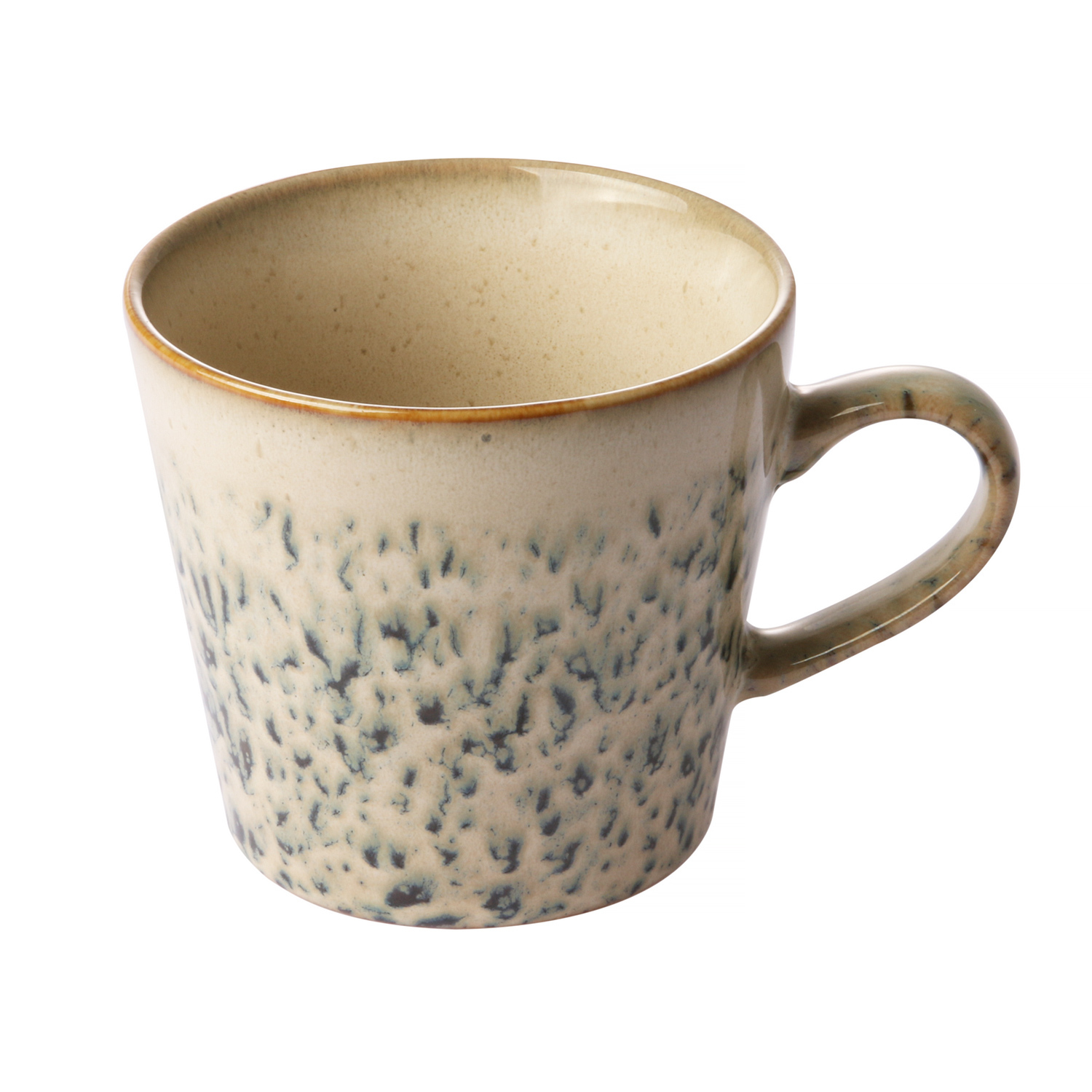 HKliving - 70s Cappuccino Ceramic Mug Hail 300ml