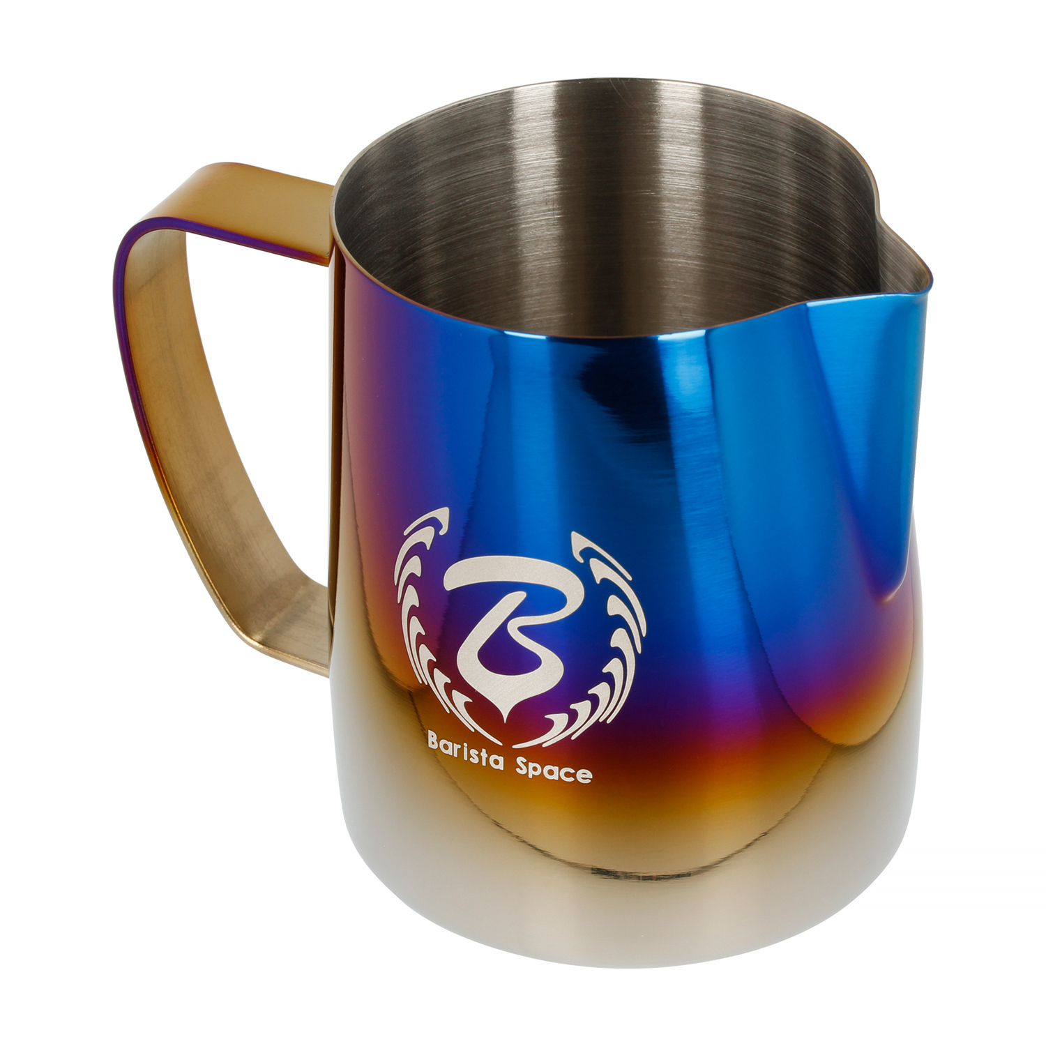 Barista Space - Dzbanek do mleka Half Blue 350ml