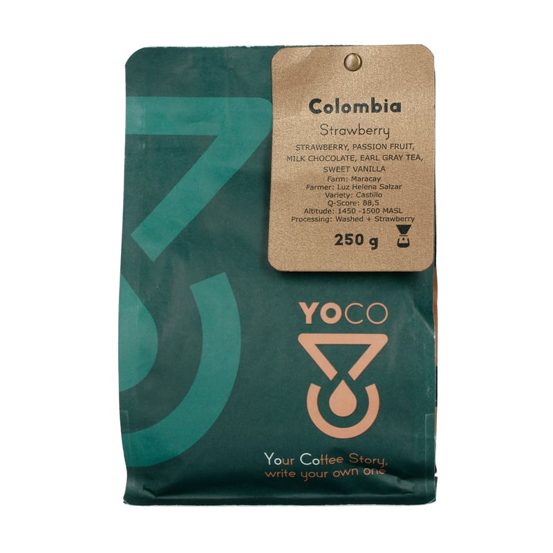 YOCO - Kolumbia Strawberry Filter 250g