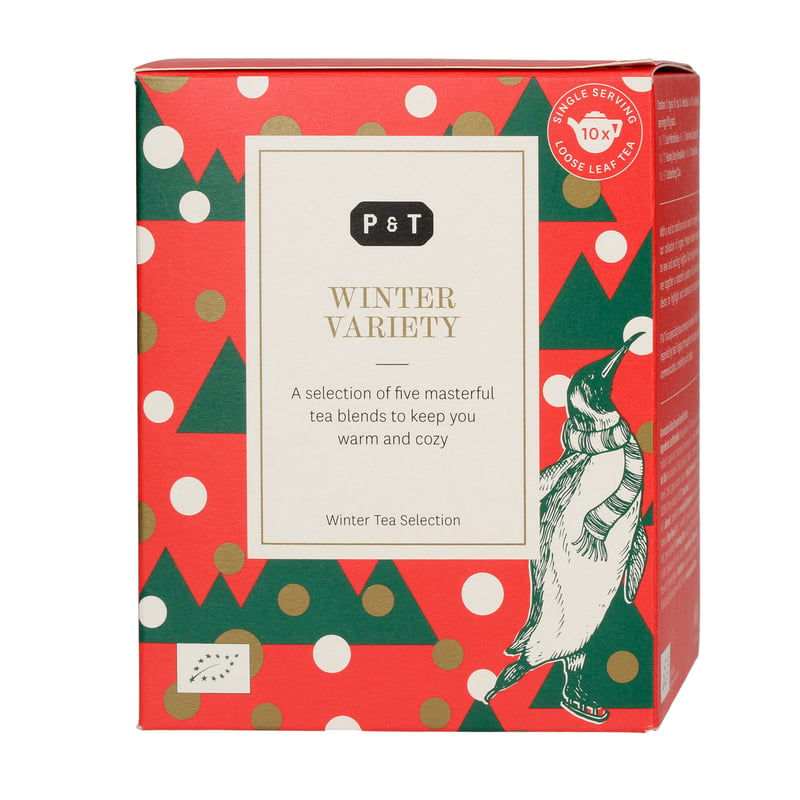 Paper & Tea - Winter Variety Box - 10 Loose Leaf Tea Sachets (outlet)