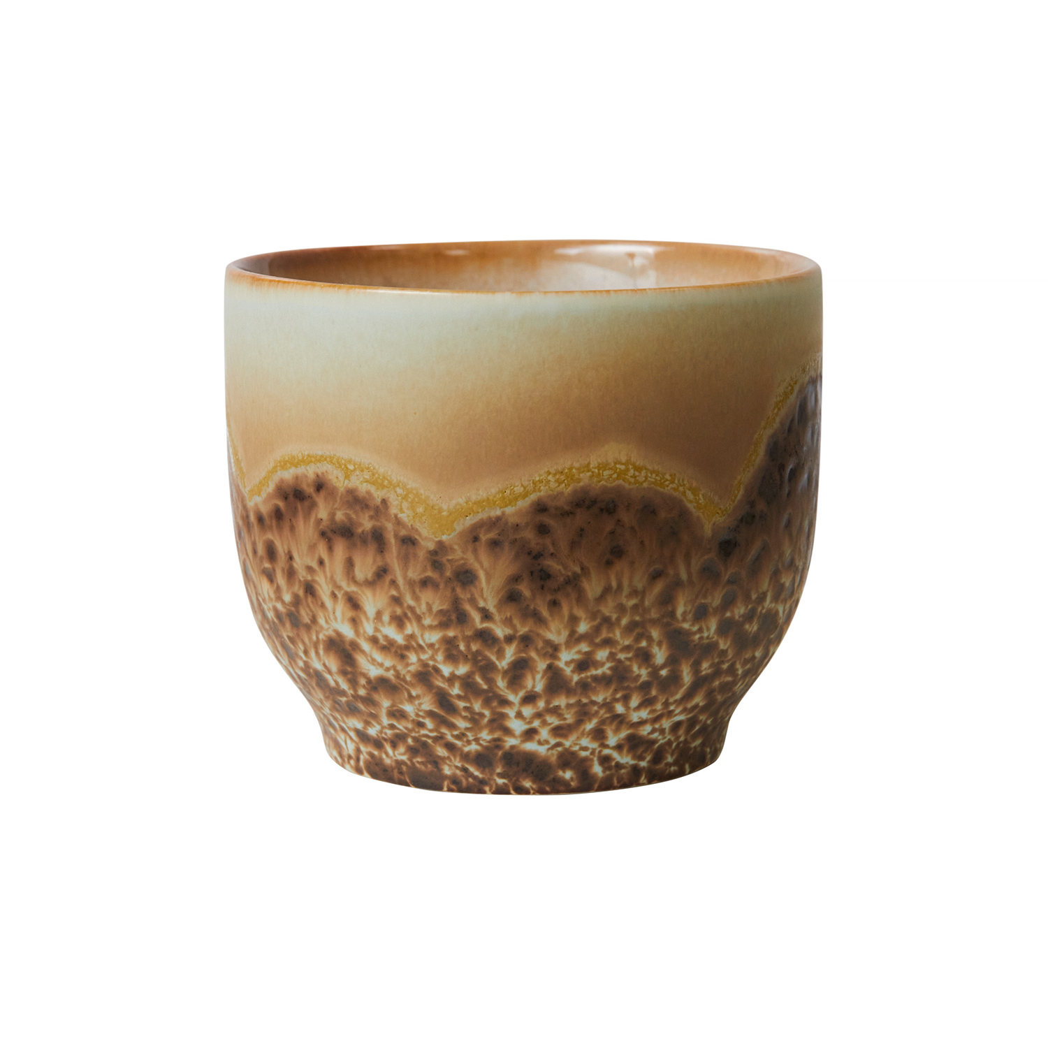 HKliving - 70s Cafe Ceramic Mug Shell 250ml