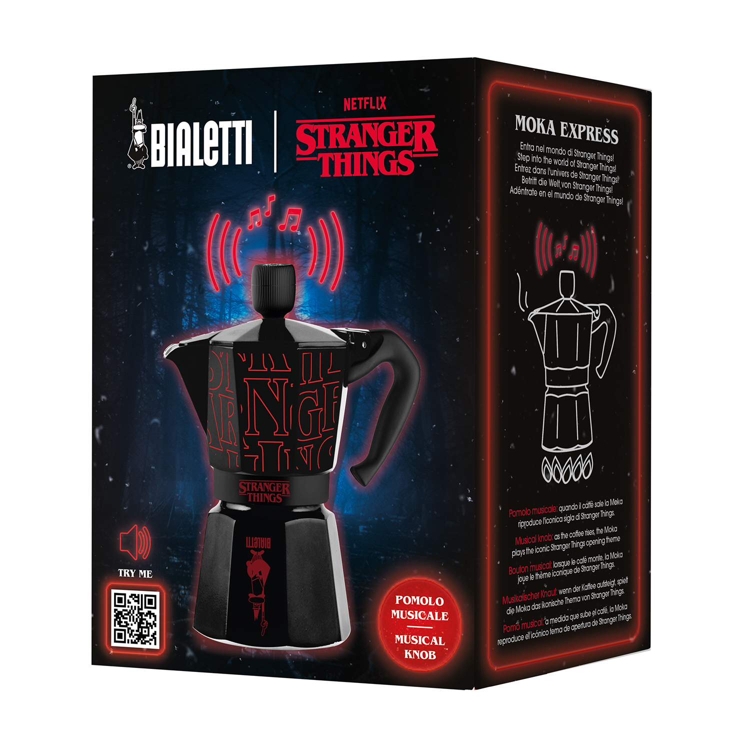 Bialetti - kawiarka Moka Express Sound Stranger Things 6tz