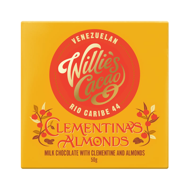 Willie's Cacao - Chocolate - Clementina's Almond 50g
