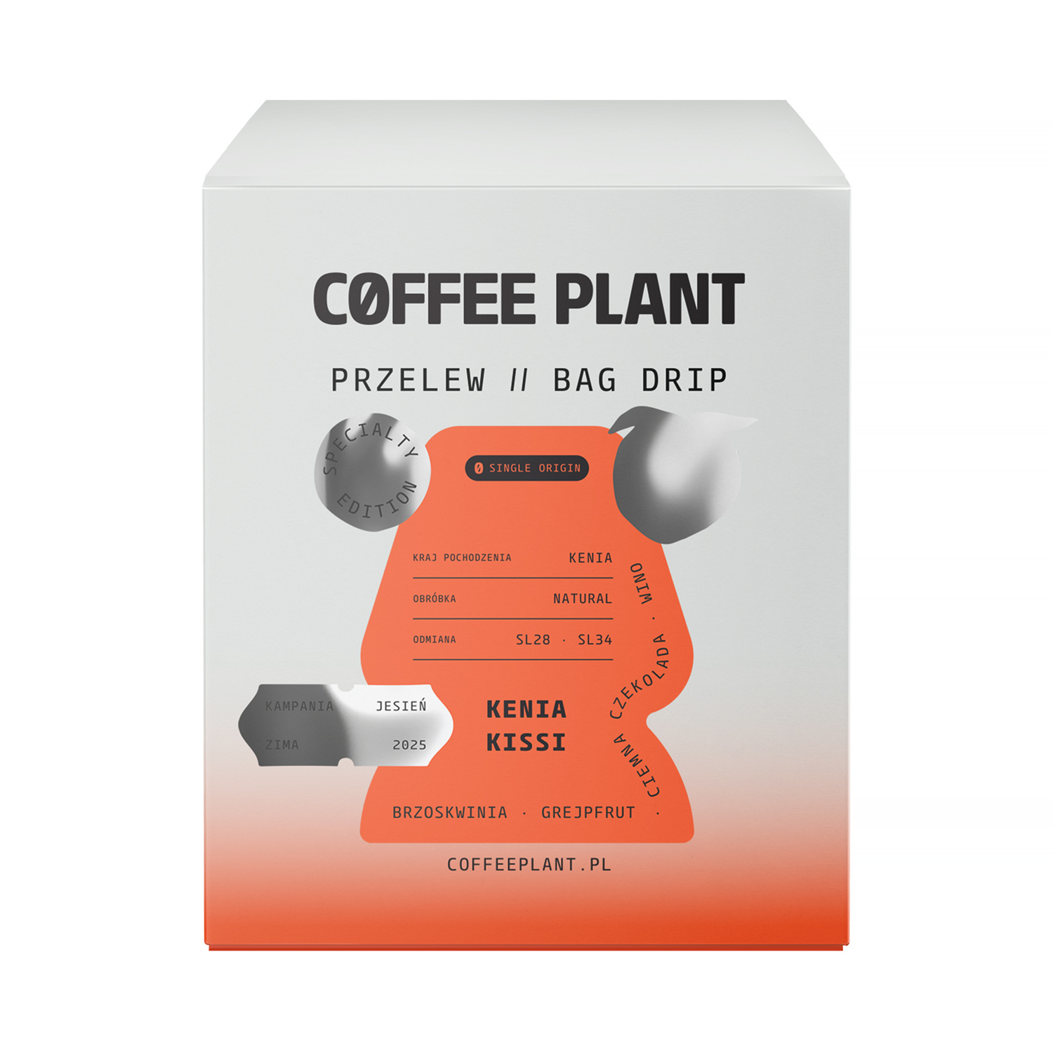 COFFEE PLANT - Kenia Kissi Drip Bag - 10 saszetek