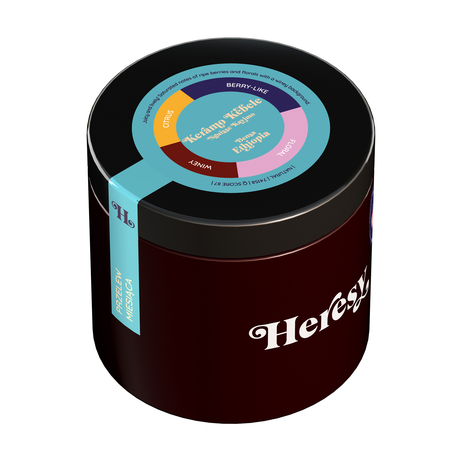 Heresy - kawa ziarnista Etiopia Bensa Keramo Kebele Natural Filter 252 g