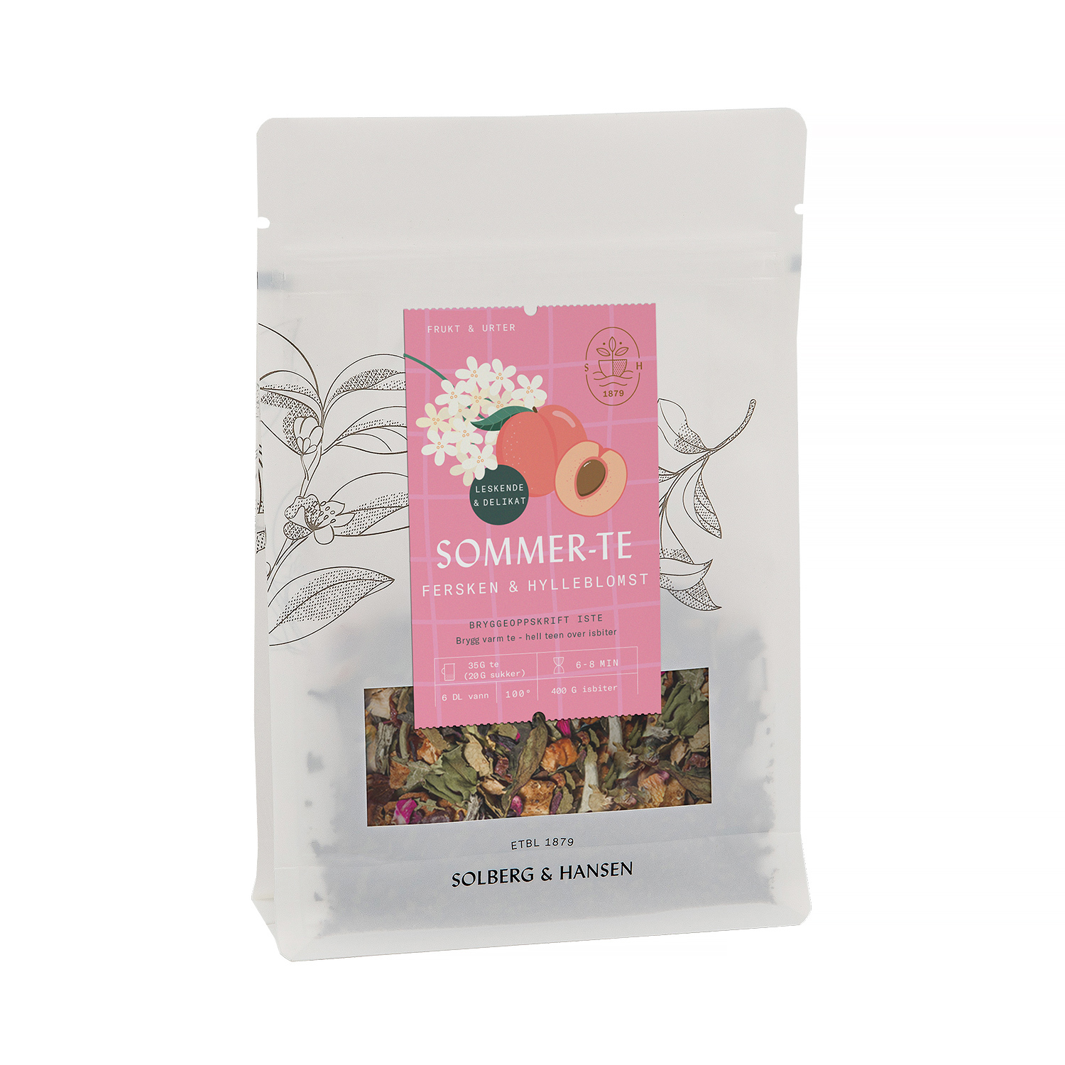 Solberg & Hansen - Loose Tea - Sommer-te Fersken & Hylleblomst 70g