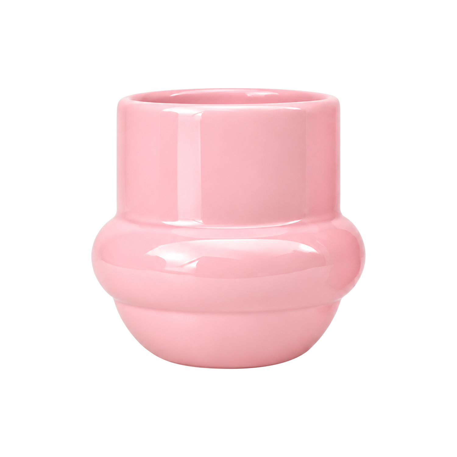 NOT.BAD - kubek ceramiczny BAD IDEA wypukły różowy 350 ml