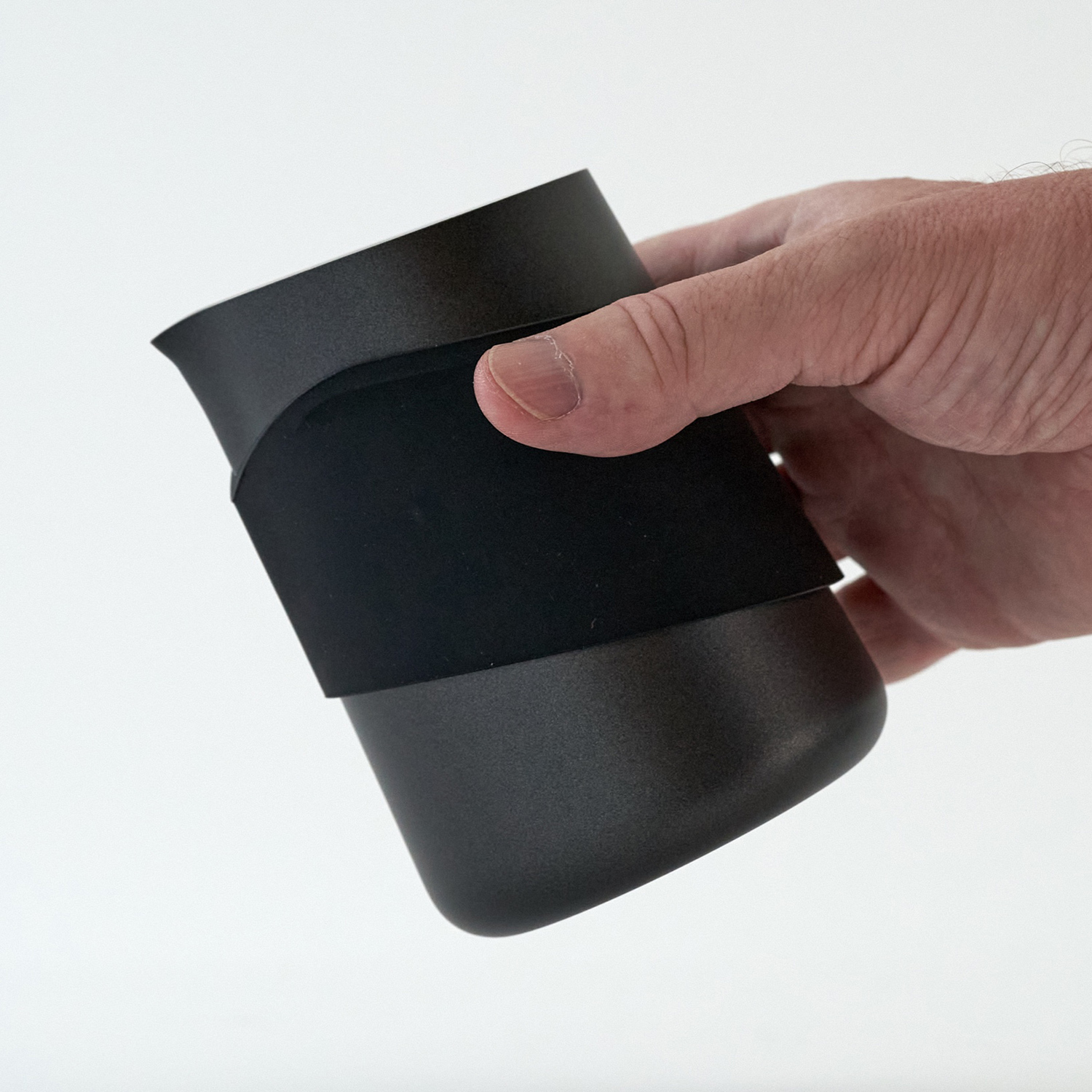 Subminimal - FlowTip Handleless Milk Jug Black 450ml