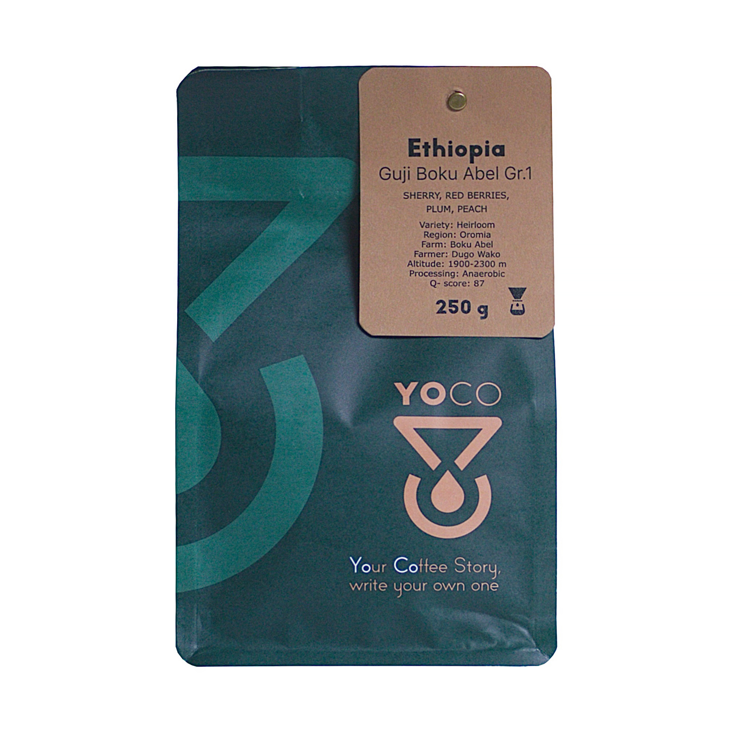 YOCO - Ethiopia Boku Abel Gr.1 Anaerobic Filter 250g