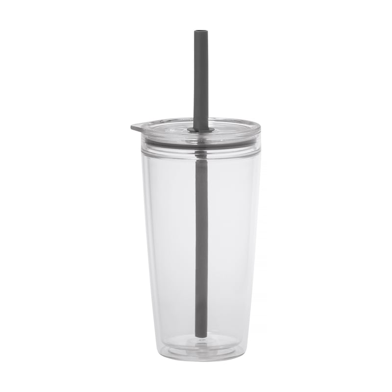 MiiR - Everywhere Straw Tumbler Przezroczysty - Kubek ze słomką 470ml