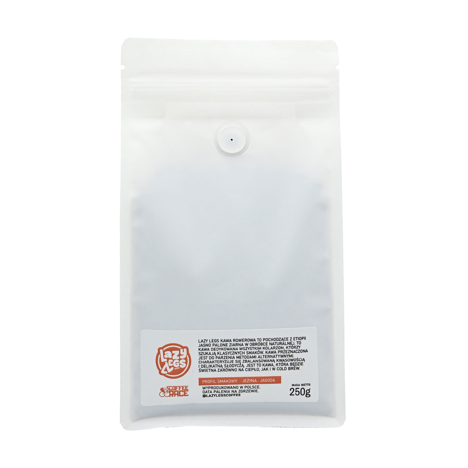 Lazy Legs - Ethiopia Kawa Rowerowa Natural Filter 250 g