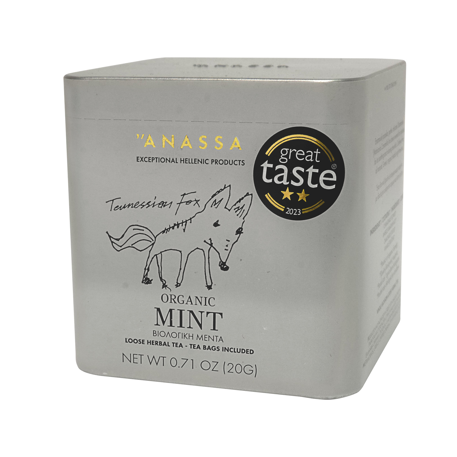 Anassa - Organic Mint - Tin Box 20 g
