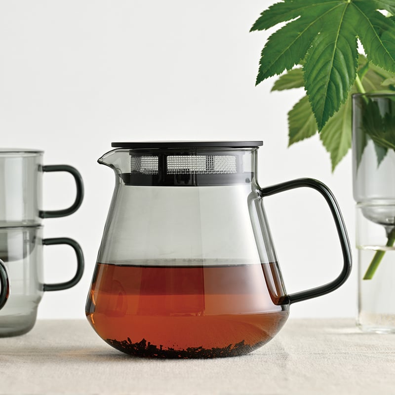 Hario - Colors Tea & Coffee Server - Serwer z filtrem szary 600ml