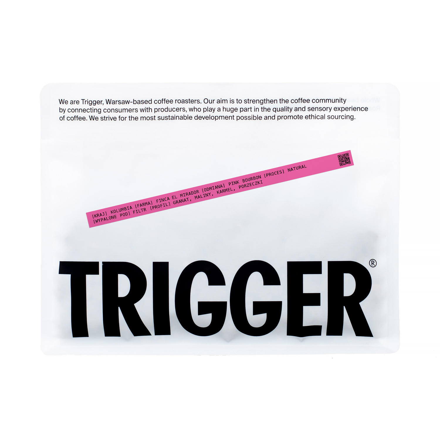 Trigger - Colombia Finca El Mirador Pink Bourbon Natural Filter 250g