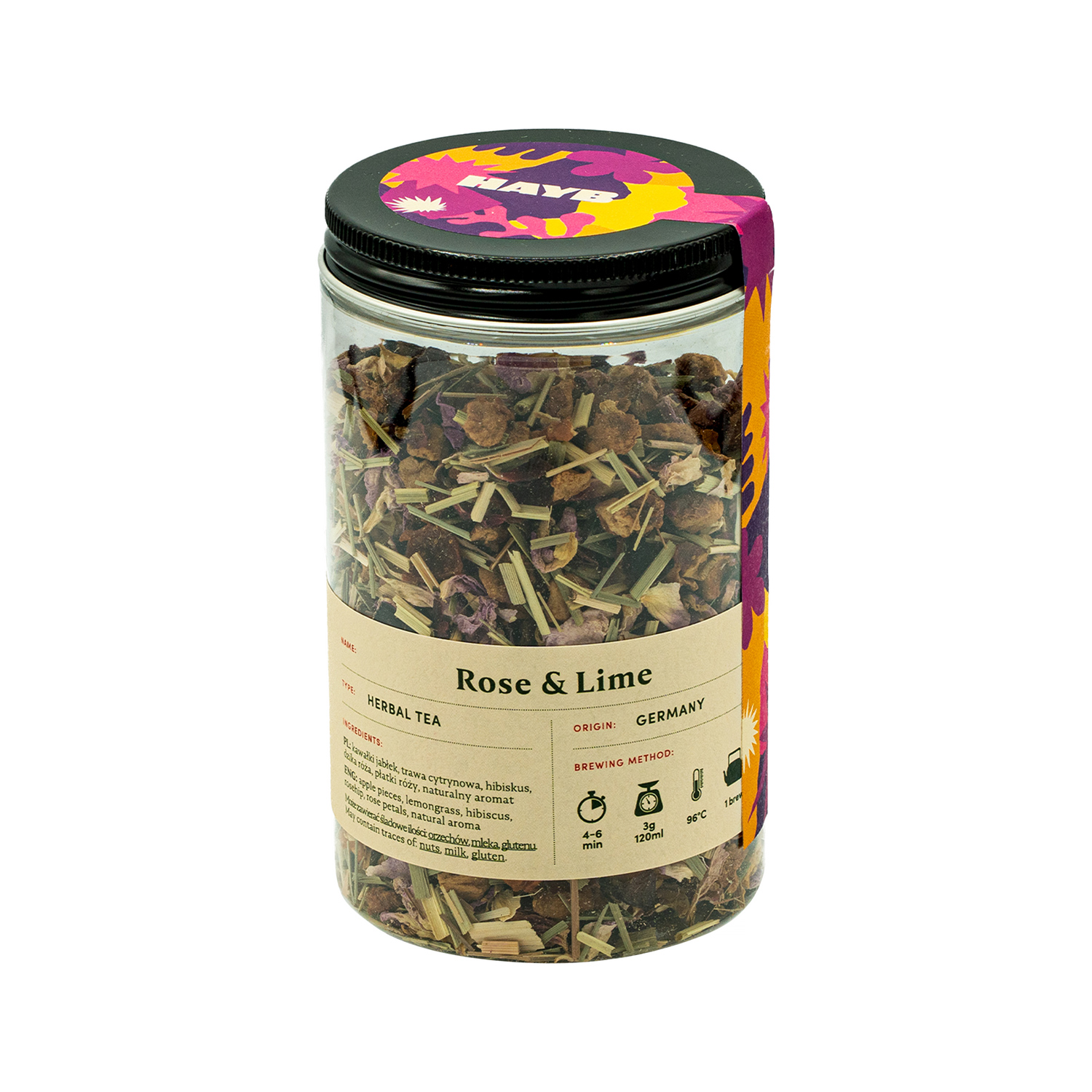 HAYB - Rose & Lime - Loose tea 70g