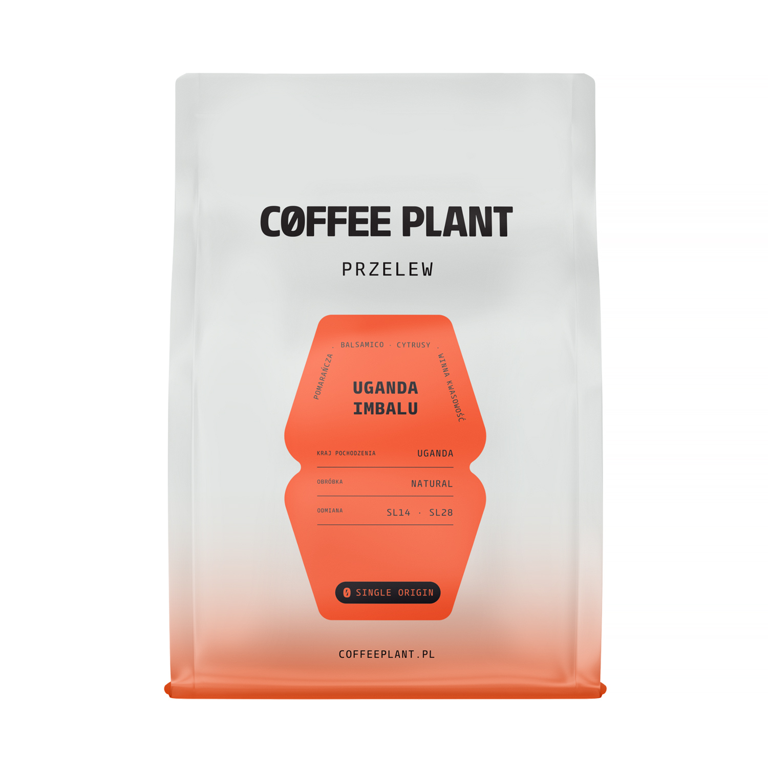 COFFEE PLANT - kawa ziarnista Uganda Imbalu Natural Filter 250 g