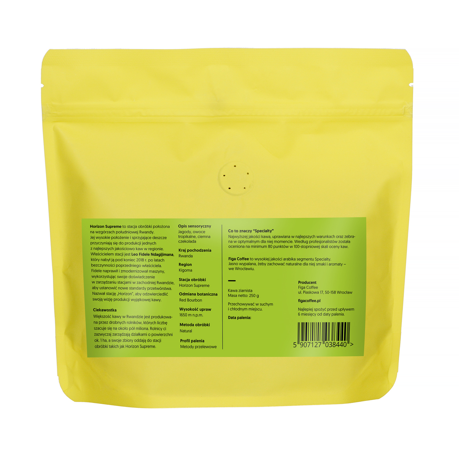 Figa Coffee - Rwanda Horizon Kigoma 263 Natural Filter 250g