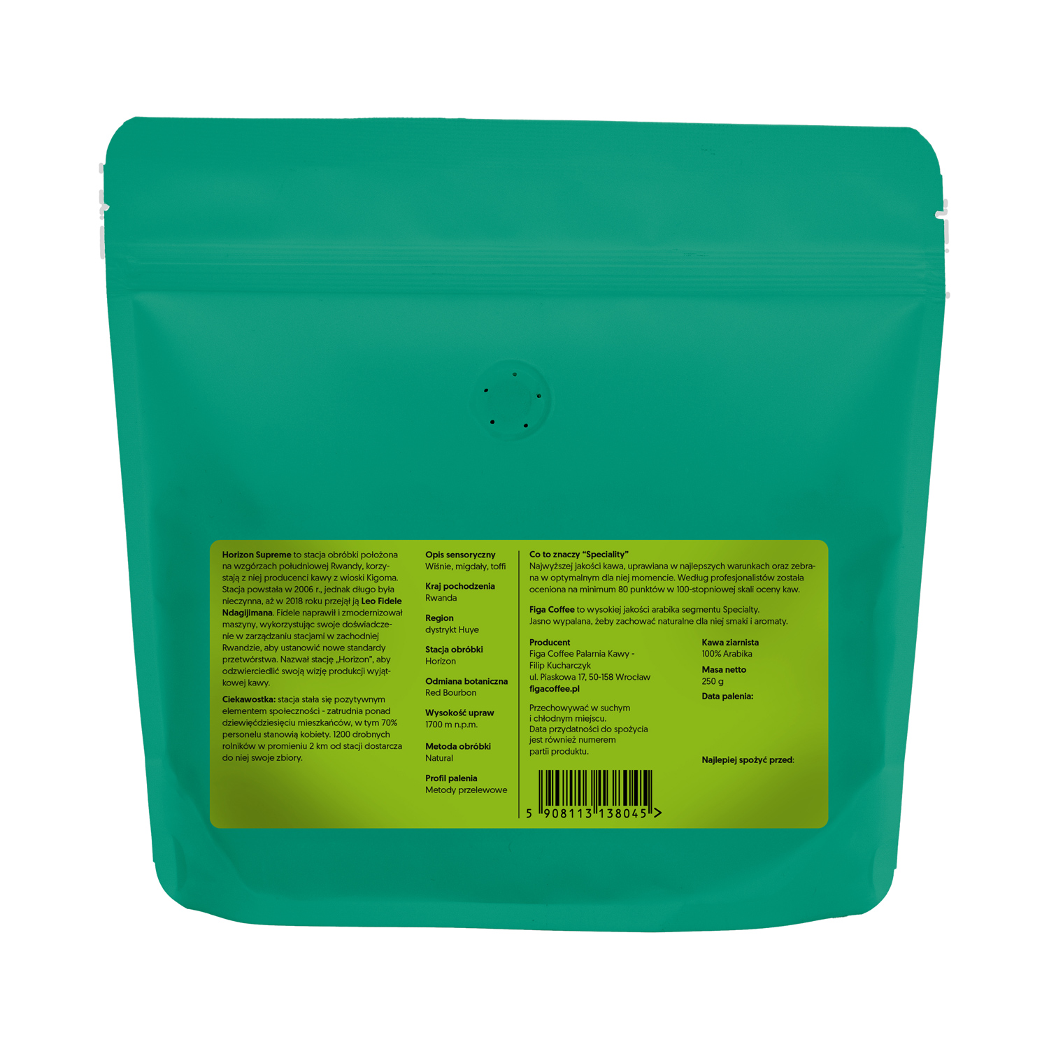 Figa Coffee - Rwanda Horizon Kigoma 910 Natural Filter 250 g