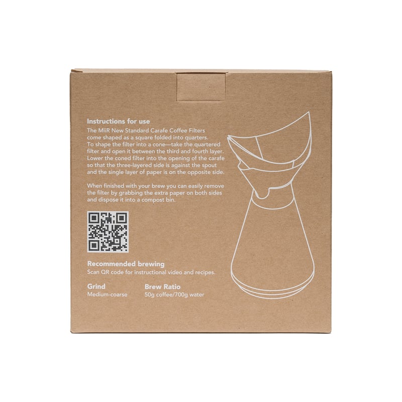 Miir - New Standard Carafe Paper Filters 100 pieces