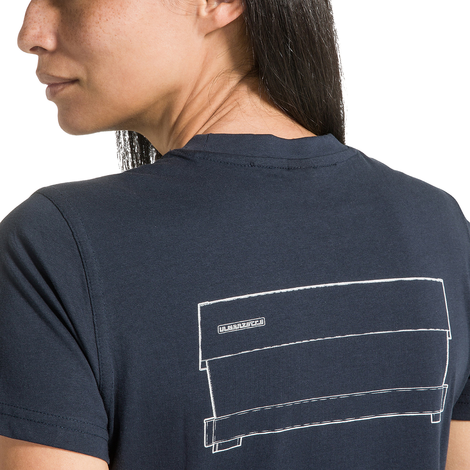 La Marzocco - koszulka damska Classic roz. M – granatowy