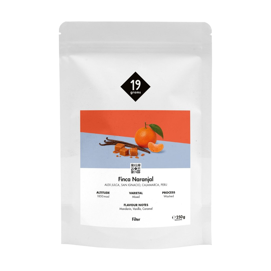 19grams - kawa ziarnista Peru Finca Naranjal Washed Filter 250 g
