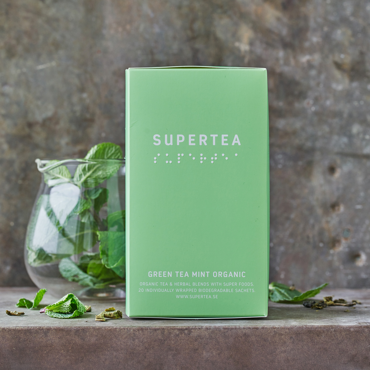 Teministeriet - Supertea Green Tea Mint Organic - 20 Tea Bags