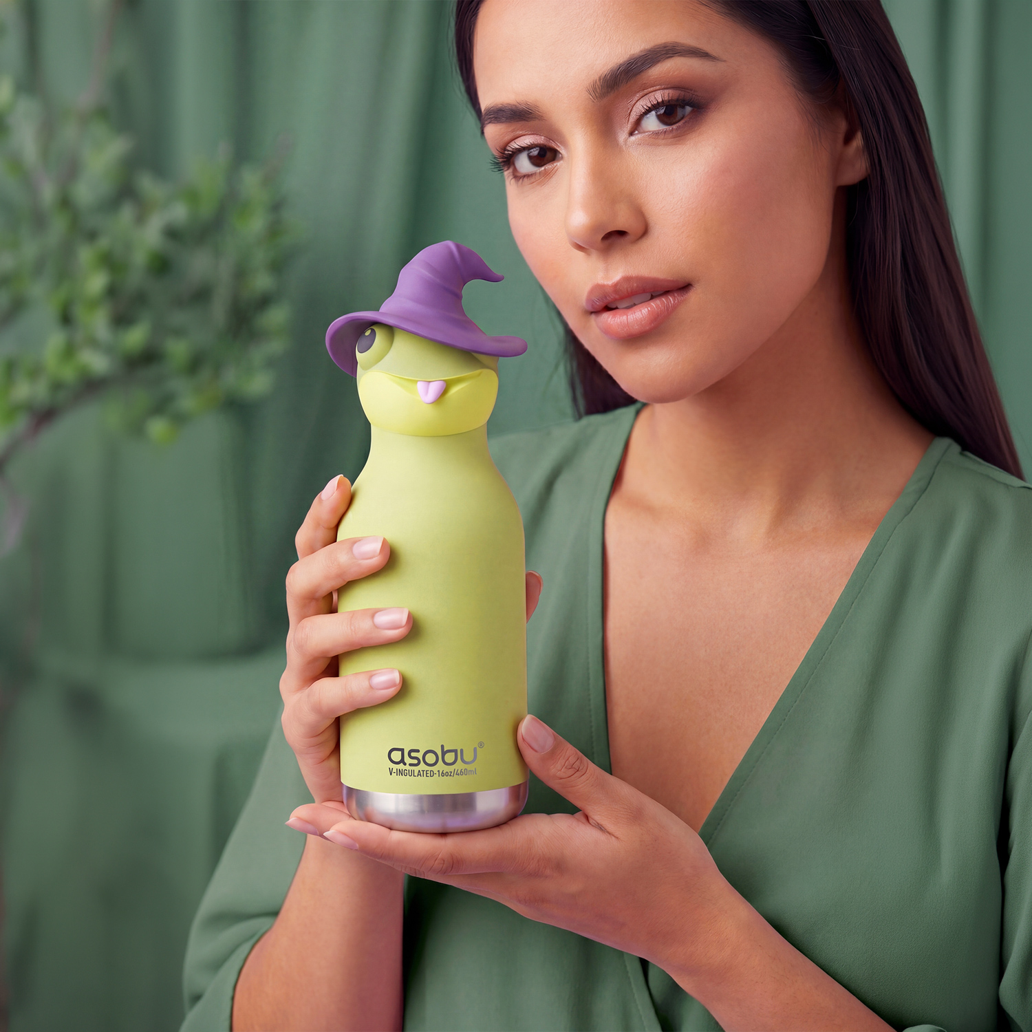 Asobu - butelka termiczna Spookies Wartilda wiedźma 460 ml