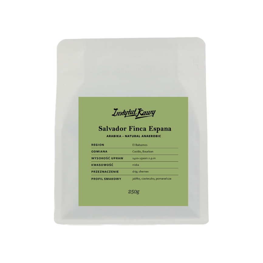 Instytut Kawy - El Salvador Finca Espana Natural Anaerobic Filter 250g