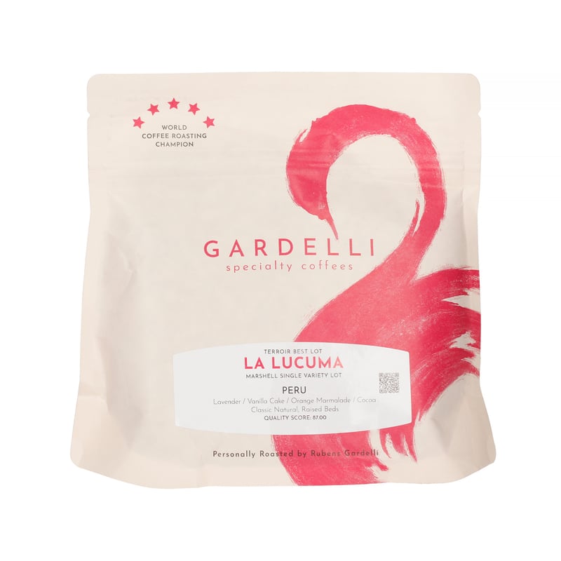 Gardelli Specialty Coffees - Peru La Lucuma Natural Omniroast 250g