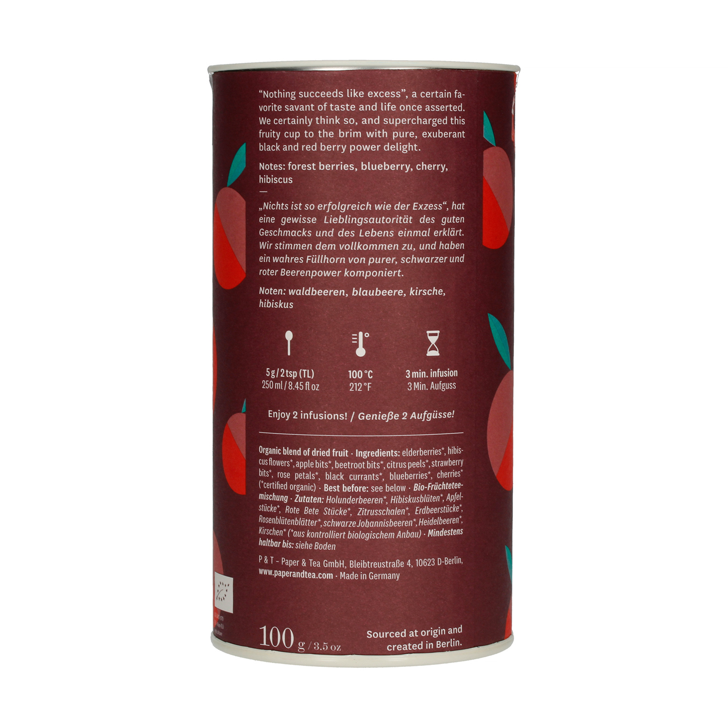 Paper & Tea - Berry Pomp - Loose tea - 100g