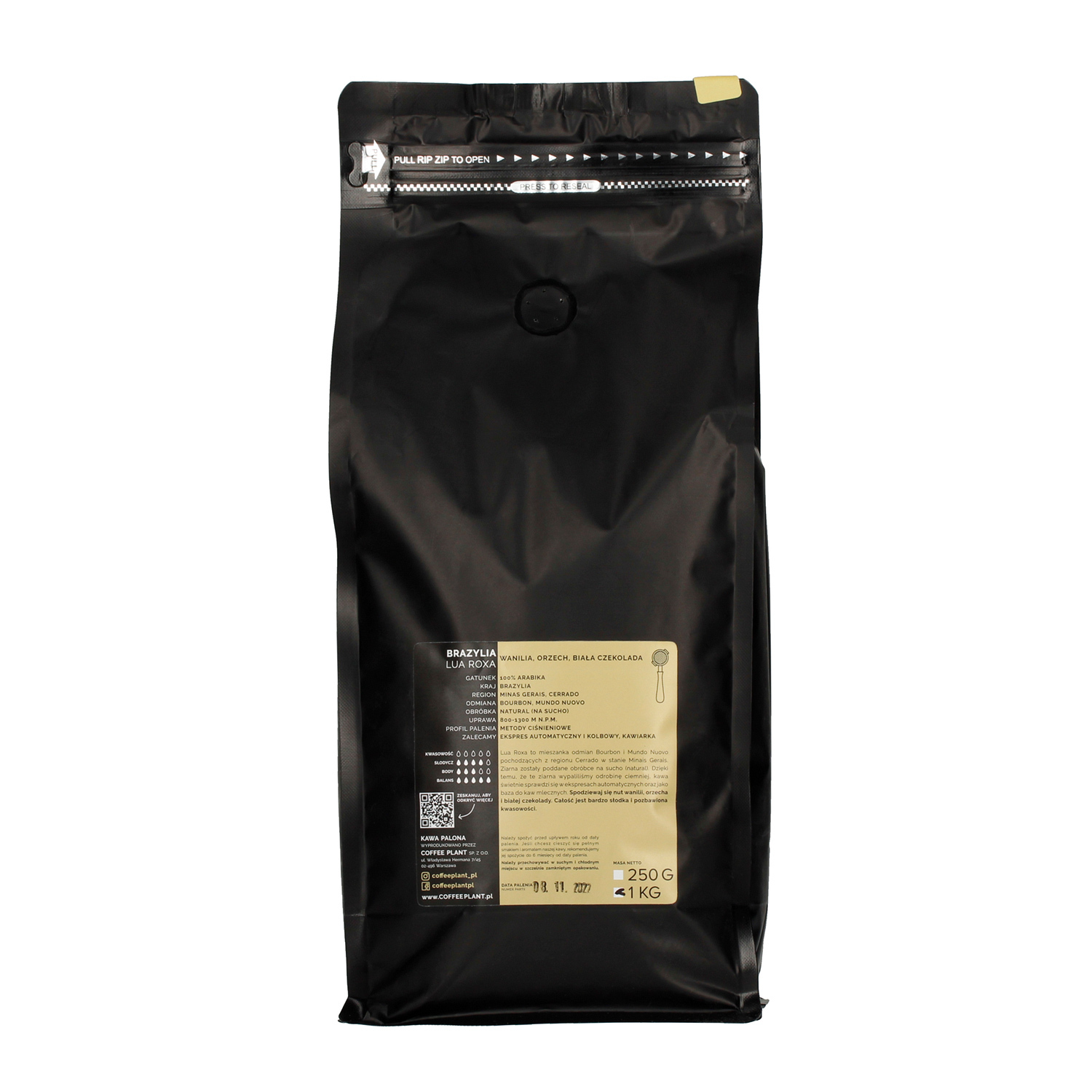 COFFEE PLANT - Brazylia Lua Roxa Espresso 1kg