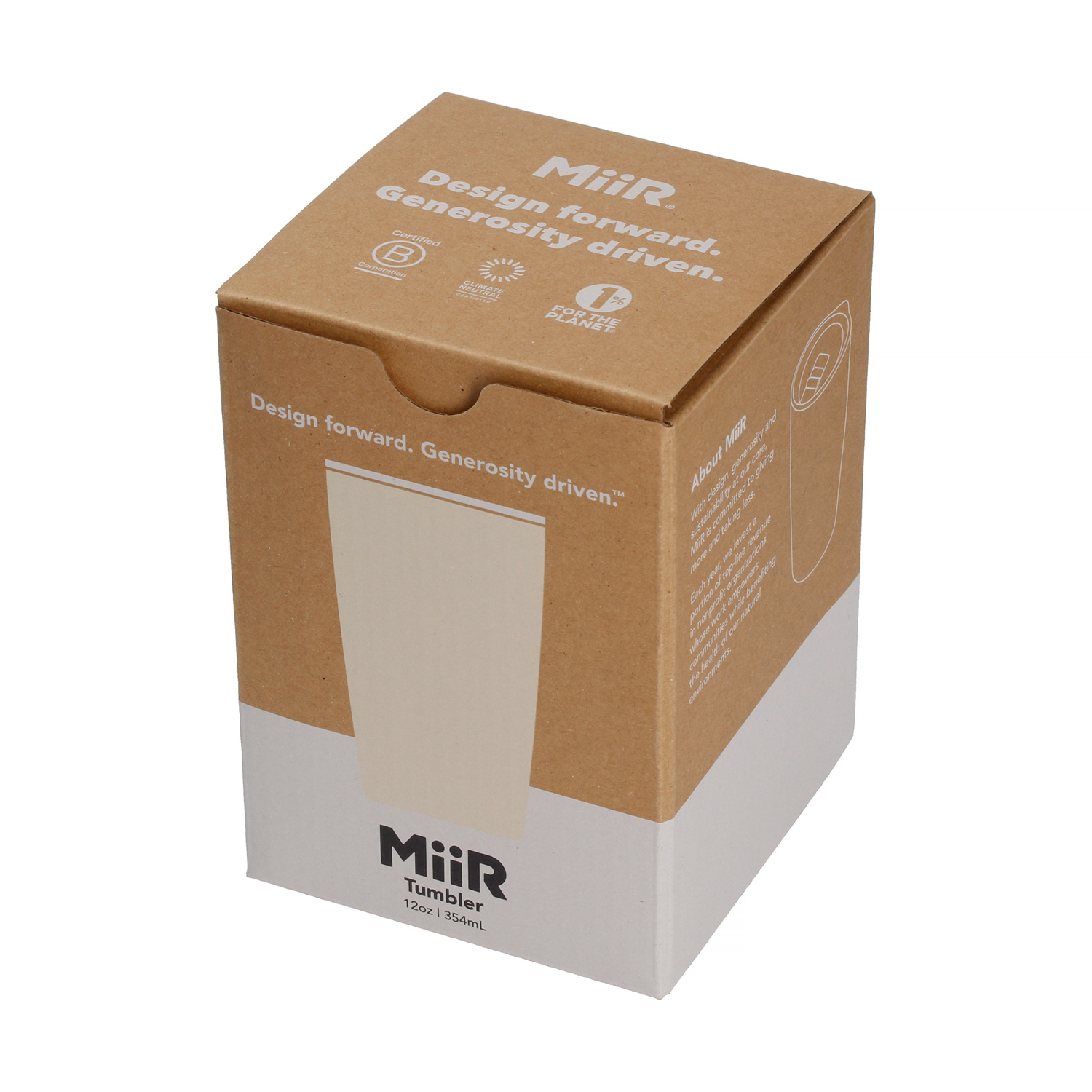 MiiR - Tumbler Beżowy - Kubek 350ml