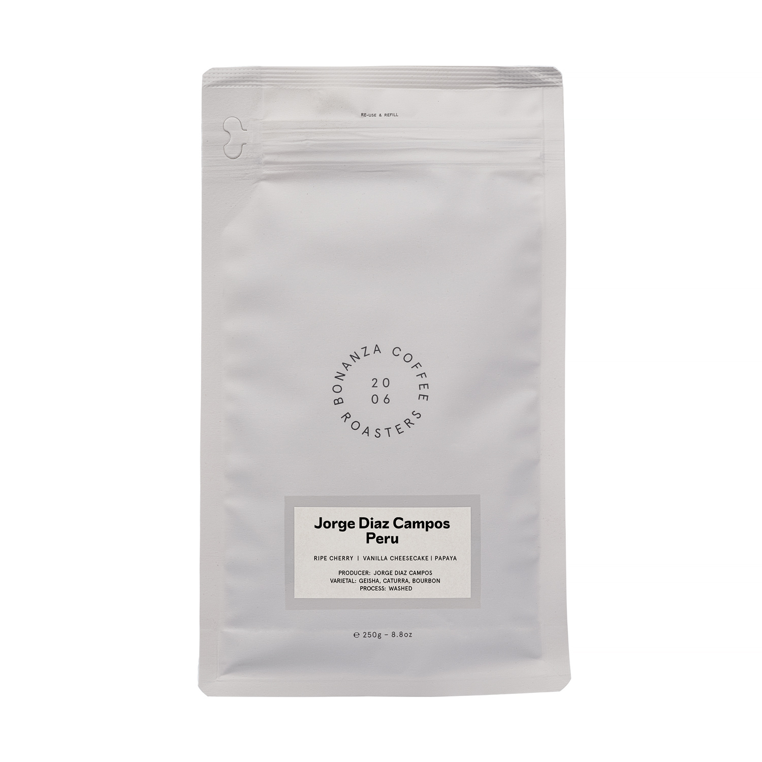 Bonanza - Peru Jorge Diaz Campos Washed Omniroast 250g