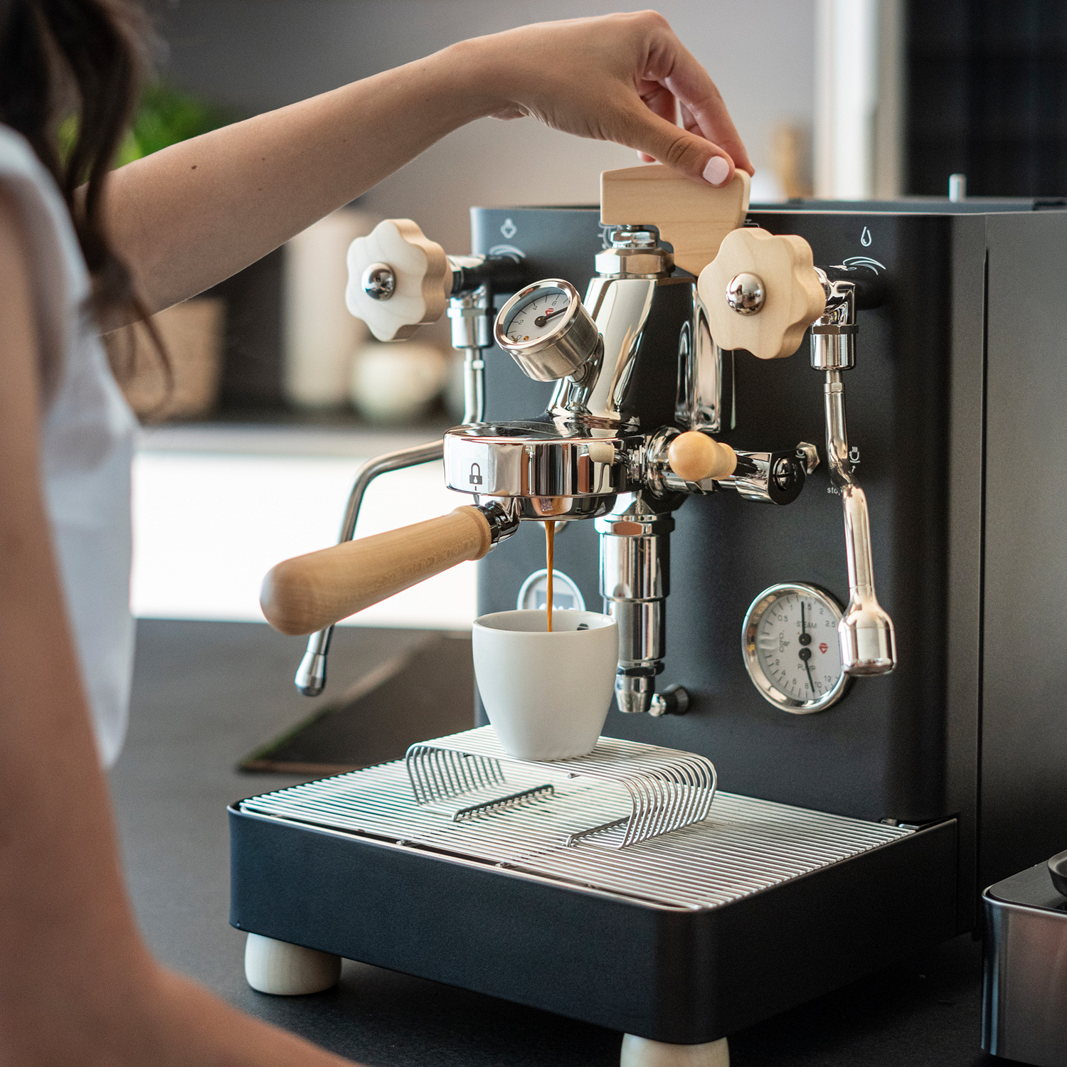 Lelit - cappuccino cup white PLA721M Set of 2 Mugs 320ml