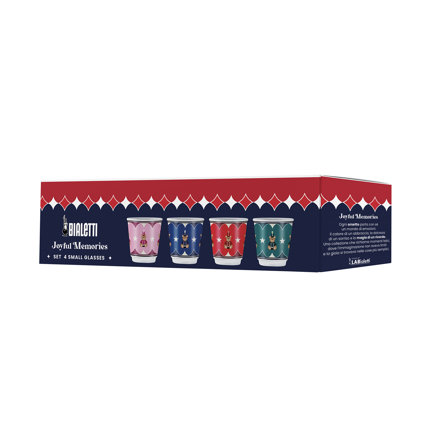Bialetti - Joyful Christmas Set of 4 Espresso Cups